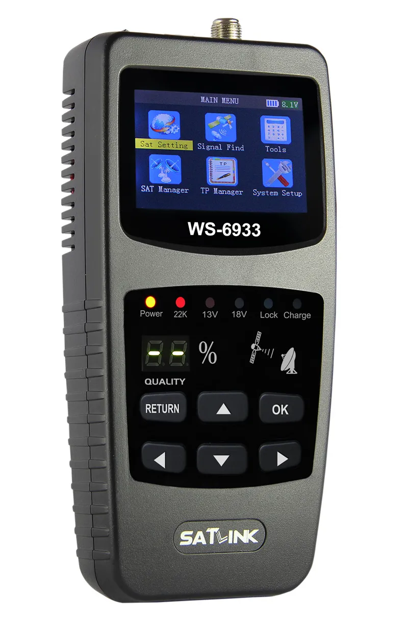 Satlink WS 6933 2.1 Inch Display DVB-S2 C&KU WS-6933 Digital Satellite Finder Meter sat finder m3u iptv clins free trial cccam
Satlink WS 6933 2.1 Inch Display DVB-S2 C&KU WS-6933 Digital Satellite Finder Meter sat finder m3u iptv clins free trial cccam