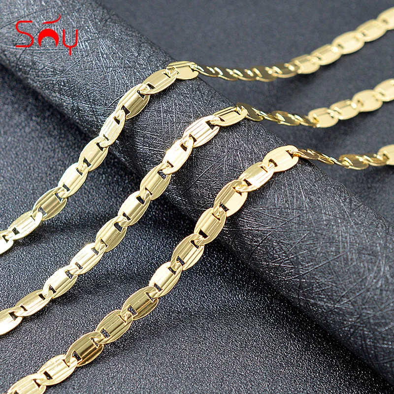 Sunny Jewelry Link Chain Necklace For Women Trendy Fashion Neckalce Anniversary Findings Hot Selling | Украшения и аксессуары