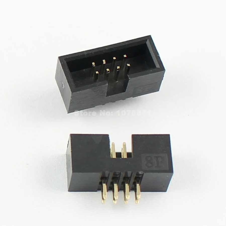 10 Pcs Per Lot 1.27mm 2x4 Pin 8 Pin DIP Male Shrouded PCB Box Header IDC Connector
10 Pcs Per Lot 1.27mm 2x4 Pin 8 Pin DIP Male Shrouded PCB Box Header IDC Connector