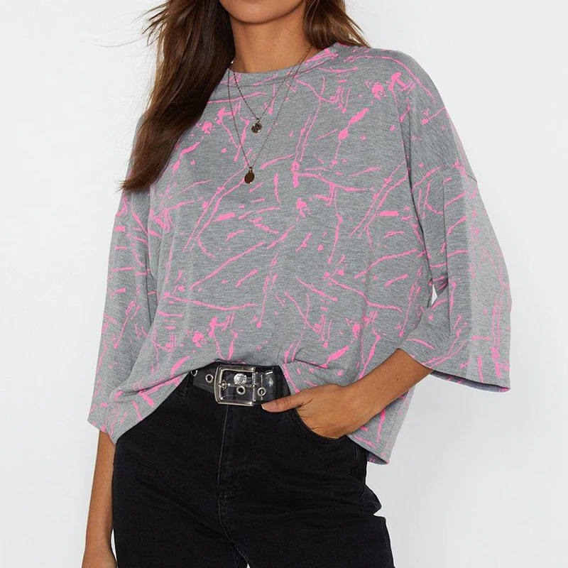 2019 Summer T Shirt Women Striped Batwing Sleeve Casual Shirt Plus Size O Neck Office Ladies Tops Fashion Loose Camiseta Mujer
2019 Summer T Shirt Women Striped Batwing Sleeve Casual Shirt Plus Size O Neck Office Ladies Tops Fashion Loose Camiseta Mujer