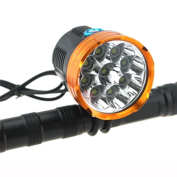 Waterproof 9T6 15000 lumen Cycling mountain bike light 9x cree xm-l t6 led bicycle headlamp headlight 3 Modes
Waterproof 9T6 15000 lumen Cycling mountain bike light 9x cree xm-l t6 led bicycle headlamp headlight 3 Modes