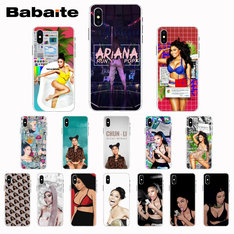 

Babaite Rap queen singer Nicki Minaj Novelty Fundas Phone Case Cover for iPhone X Xs Xr XsMax 6 6s Plus 7 7plus 8 8plus 5 5s SE