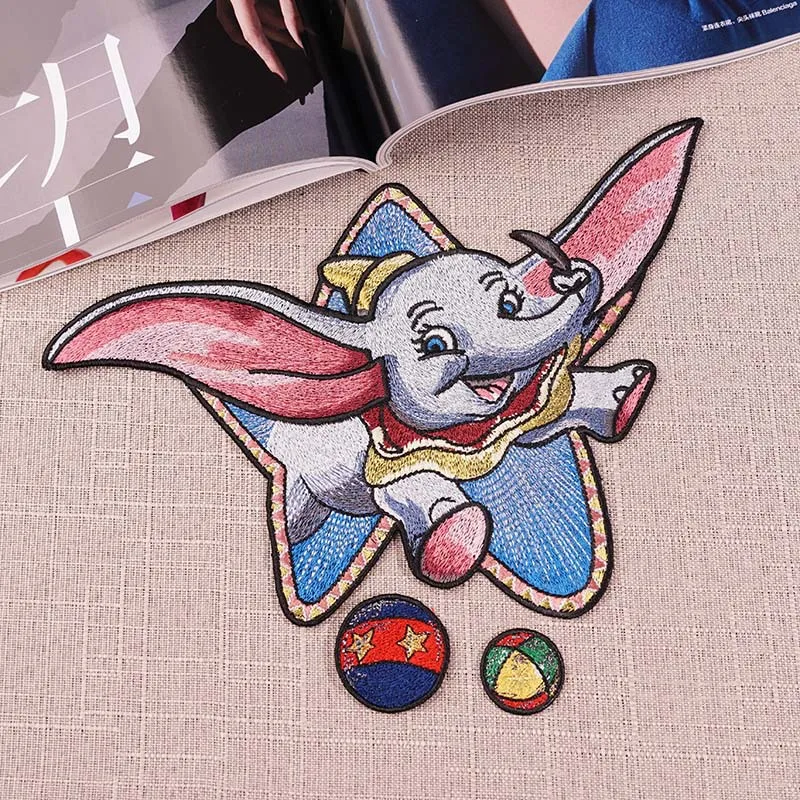 2sets/lot Flying Elephant Large Embroidery Patches for Clothing Decoration Accessories Cartoon Animal Applique Diy Patch Cute
2sets/lot Flying Elephant Large Embroidery Patches for Clothing Decoration Accessories Cartoon Animal Applique Diy Patch Cute