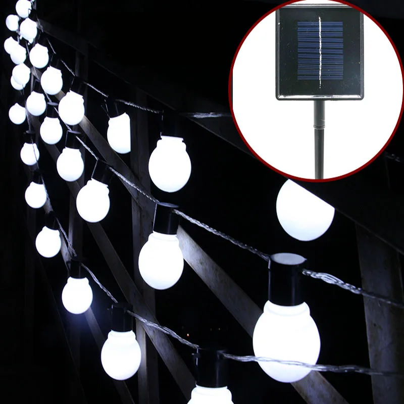 Trecaan 5cm Big ball 2.5M or 5M Solar led String light outdoor Decorative Fairy lighting for Christmas trees,Patio.Party
Trecaan 5cm Big ball 2.5M or 5M Solar led String light outdoor Decorative Fairy lighting for Christmas trees,Patio.Party