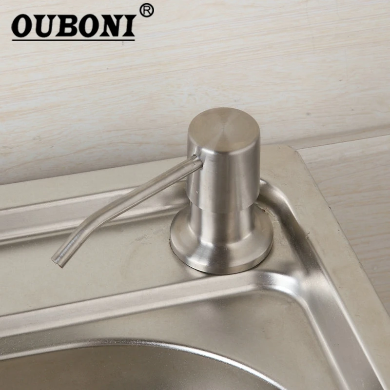 ABS Nickel Bushed Finish Soap Dispenser Kitchen Bathroom Sink Faucet Shampoo Shower Lotion New Liquid Soap Dispenser
ABS Nickel Bushed Finish Soap Dispenser Kitchen Bathroom Sink Faucet Shampoo Shower Lotion New Liquid Soap Dispenser