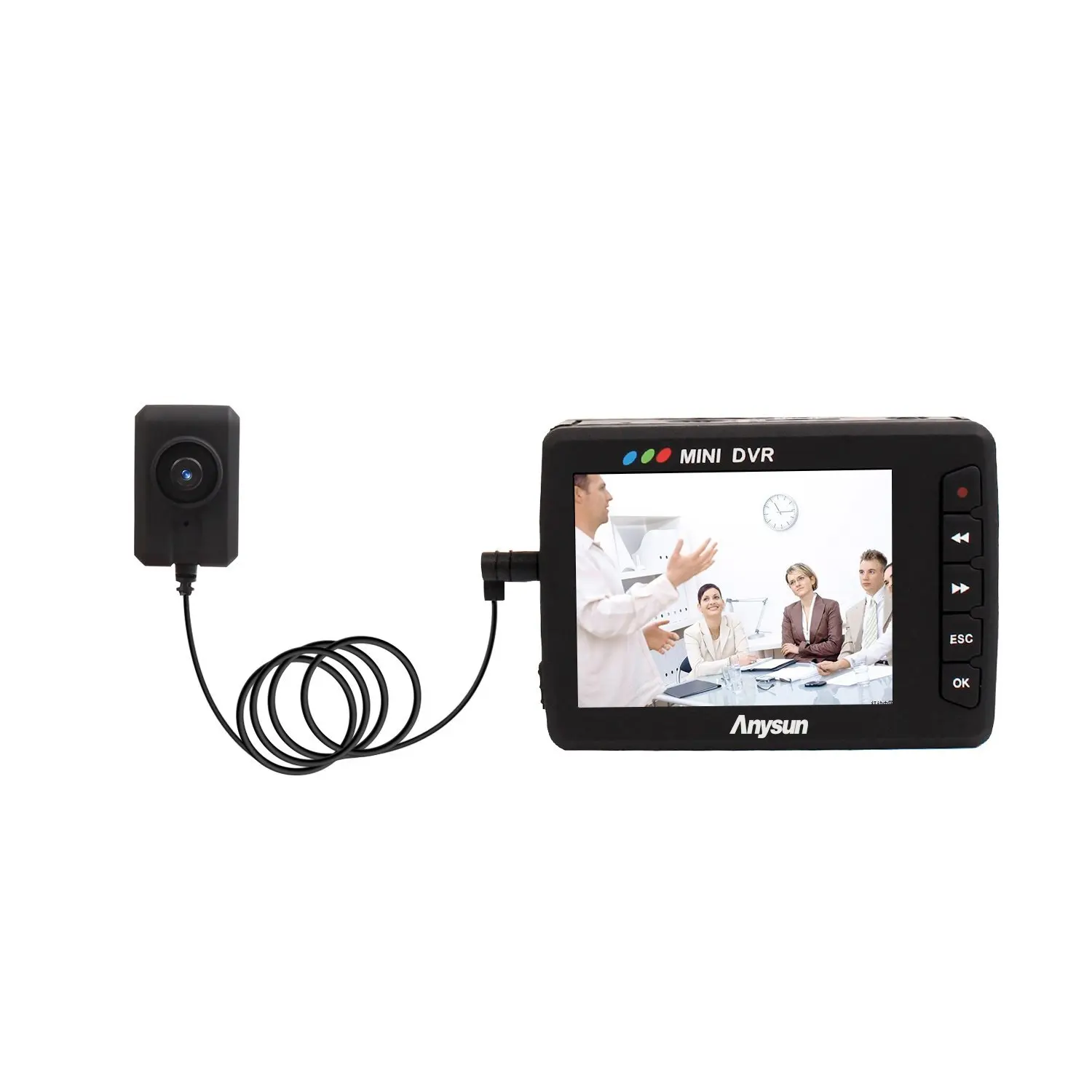 Mini DVR Camera 2.5" LCD Portable Mini Video Recording System Button Video Recorder Updage update KS- 750A with Remote Control
Mini DVR Camera 2.5" LCD Portable Mini Video Recording System Button Video Recorder Updage update KS- 750A with Remote Control