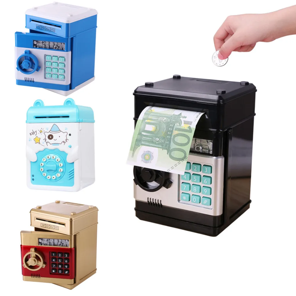 Electronic Piggy Bank ATM Password Money Box Cash Coins Saving Box ATM Bank Safe Box for Children Kids Birthday Gift Money Case
Electronic Piggy Bank ATM Password Money Box Cash Coins Saving Box ATM Bank Safe Box for Children Kids Birthday Gift Money Case