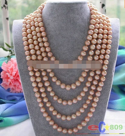 Free shipping >>@ 1214 Long 100" 10mm pink round freshwater cultured pearl necklace
Free shipping >>@ 1214 Long 100" 10mm pink round freshwater cultured pearl necklace