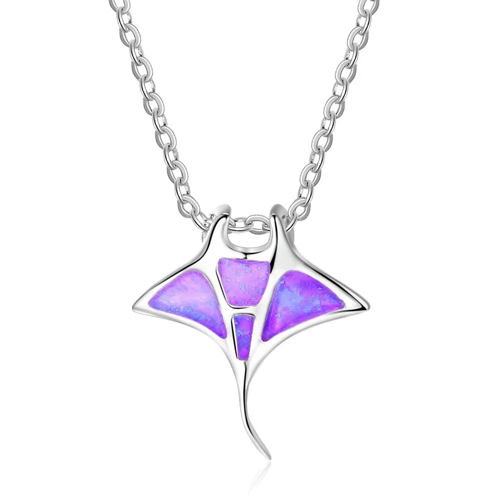 Bohemia Blue Fire Imitation Opal Cute Whale Pendant Necklace Purple Jellyfish Animal Necklace Women Ocean Beach Boho Jewelry
Bohemia Blue Fire Imitation Opal Cute Whale Pendant Necklace Purple Jellyfish Animal Necklace Women Ocean Beach Boho Jewelry