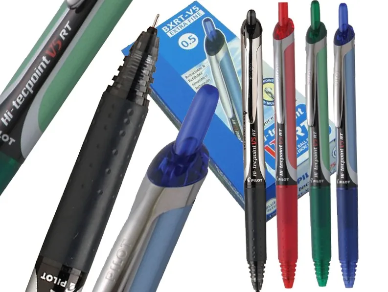4x Japan Pilot V5 RT Hi-Tecpoint RollerBall Pen 0.5mm BXRT-V5 4 colors office and school stationery wholesale Free Shipping
4x Japan Pilot V5 RT Hi-Tecpoint RollerBall Pen 0.5mm BXRT-V5 4 colors office and school stationery wholesale Free Shipping