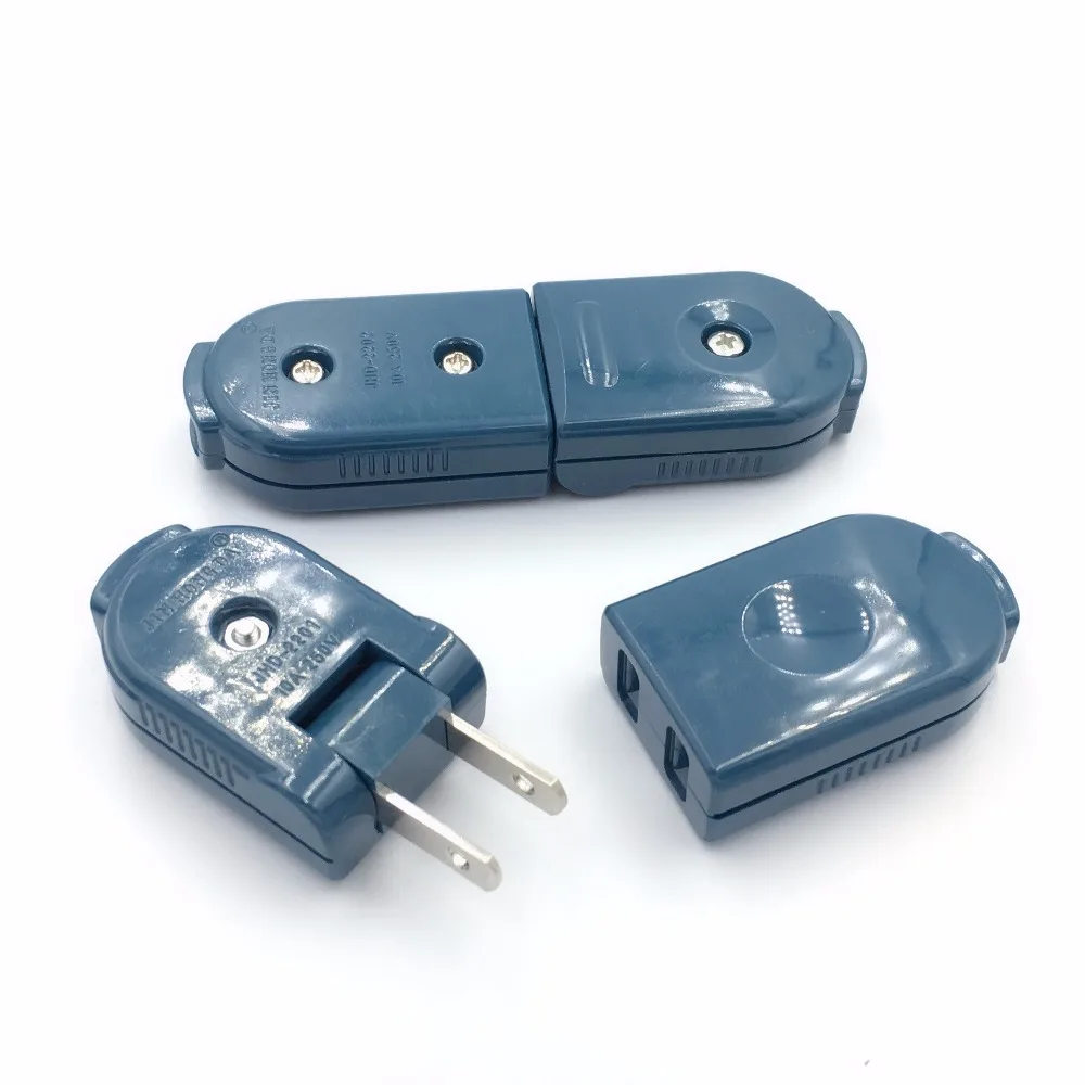 US American 2 Pin AC Electrical Power Male Plug Female Socket Outlet Adaptor Adapter W/ Wire Rewireable Extension Cord Connector
US American 2 Pin AC Electrical Power Male Plug Female Socket Outlet Adaptor Adapter W/ Wire Rewireable Extension Cord Connector