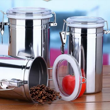 Kitchen tools metal canister seal snack storage stainless steel storage bottles & jars
Kitchen tools metal canister seal snack storage stainless steel storage bottles & jars