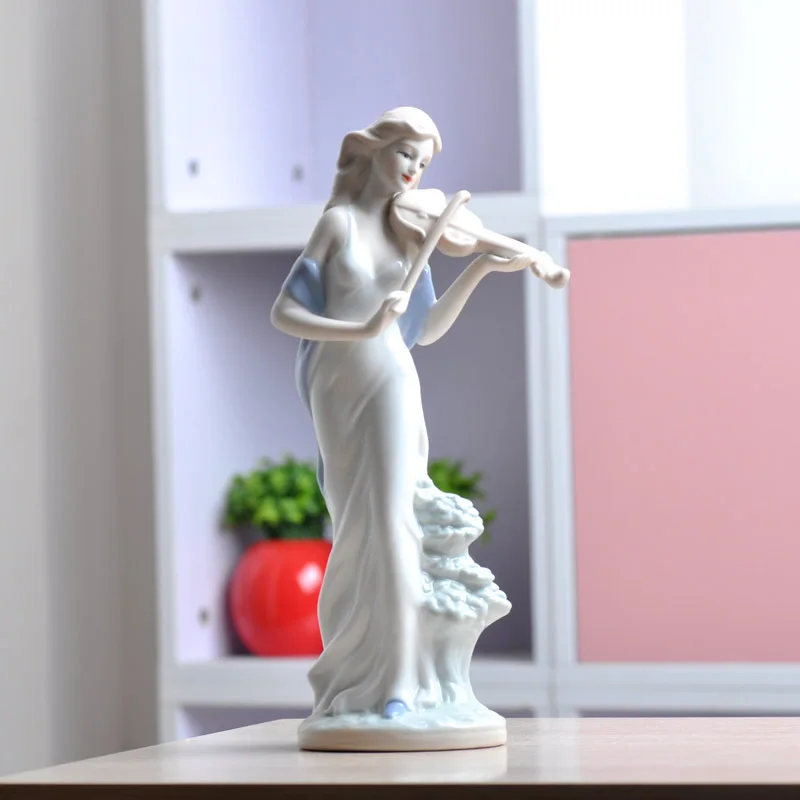 High Grade ceramic Goddess girls lady figurines home decor crafts Wedding decoration handicraft ornament porcelain statue
High Grade ceramic Goddess girls lady figurines home decor crafts Wedding decoration handicraft ornament porcelain statue