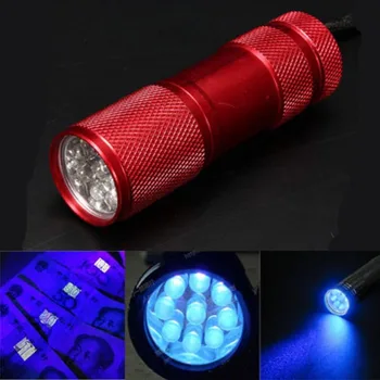 Portable LED Flash Flashlight Penlight 9 LED UV Purple Lights Lamp Torch Lighting waterproof
Portable LED Flash Flashlight Penlight 9 LED UV Purple Lights Lamp Torch Lighting waterproof