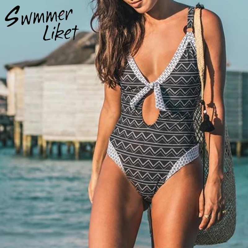 Deep v-neck swimsuit 2019 Hollow out bikini push up Bow plus size swimwear women Sexy bodysuit one-piece suits Monokini string
Deep v-neck swimsuit 2019 Hollow out bikini push up Bow plus size swimwear women Sexy bodysuit one-piece suits Monokini string