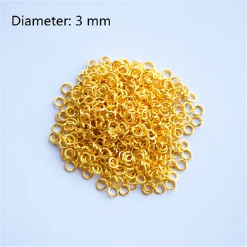 Free 3MM 500PCS Opening Jump Rings Beading Handemade Jewelry Making 18KG Yellow Gold Filled Components Gold Jump Rings FJ-05
Free 3MM 500PCS Opening Jump Rings Beading Handemade Jewelry Making 18KG Yellow Gold Filled Components Gold Jump Rings FJ-05