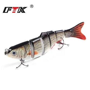 FTK Fishing Lures 100mm 22g Sinking Wobblers 6-Segment Multi Jointed Swimbait Pike Lure Hard Baits for Bass Trout Isca Carp
FTK Fishing Lures 100mm 22g Sinking Wobblers 6-Segment Multi Jointed Swimbait Pike Lure Hard Baits for Bass Trout Isca Carp