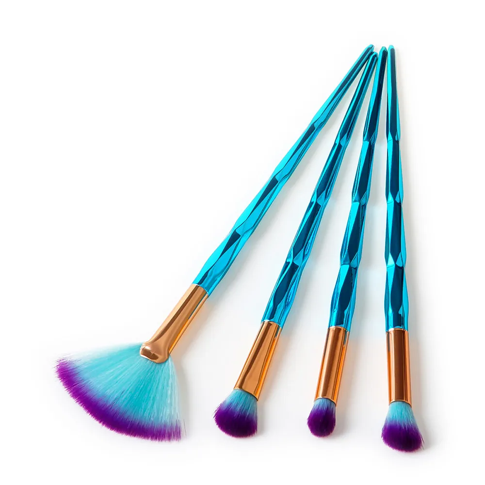 KCHWPR New 4 Pcs Diamond Cosmetic Eyebrow Eyeshadow Brush Makeup Brush Sets Kits Tools кисть для мкияжа L525
KCHWPR New 4 Pcs Diamond Cosmetic Eyebrow Eyeshadow Brush Makeup Brush Sets Kits Tools кисть для мкияжа L525