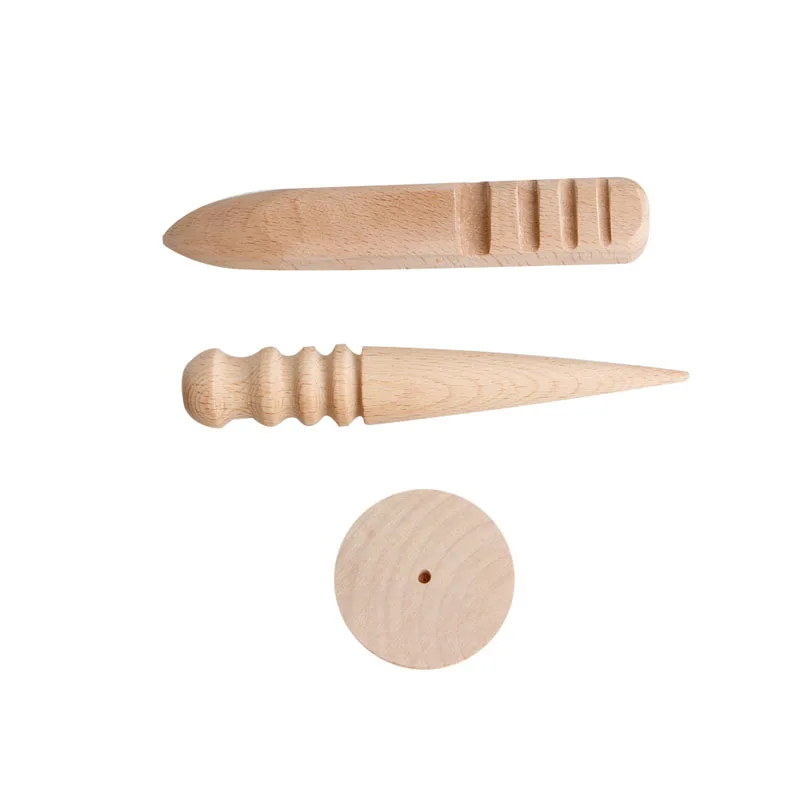 Convenient 3Pcs DIY Wood Edge Slicker Leather Craft Buffing Polish Round Handmade Carving Embossing Leather craft Tool
Convenient 3Pcs DIY Wood Edge Slicker Leather Craft Buffing Polish Round Handmade Carving Embossing Leather craft Tool