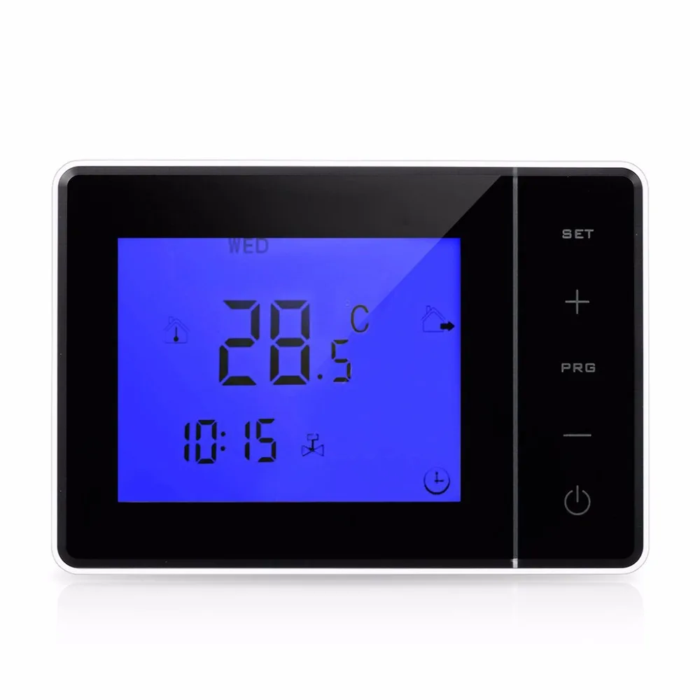 Thermostat Programmable Wall-hung Boiler Heating Thermostat 5A Digital Room Temperature Controller Touch Screen LCD Thermostat
Thermostat Programmable Wall-hung Boiler Heating Thermostat 5A Digital Room Temperature Controller Touch Screen LCD Thermostat