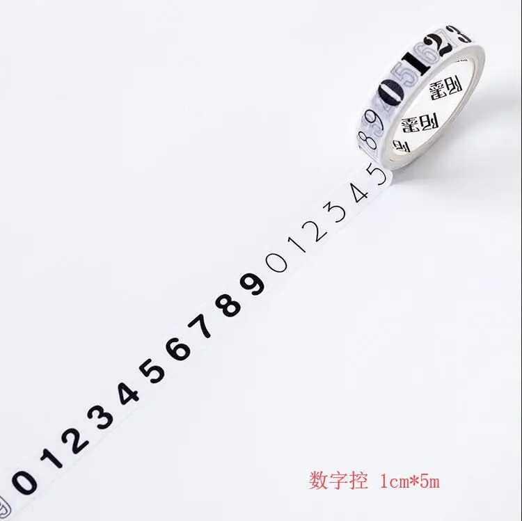10mm*5m simple retro numbers and SMTWTFS digit Sticker Decoration Washi Tape DIY Planner Diary Scrapbooking Masking Tape Escolar
10mm*5m simple retro numbers and SMTWTFS digit Sticker Decoration Washi Tape DIY Planner Diary Scrapbooking Masking Tape Escolar