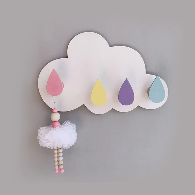 idYllife Household Children Room Clothes Hanger Hanging Wall Home Decoration Wood Cloud Cute for Girls Kids Boys Storage Hooks
idYllife Household Children Room Clothes Hanger Hanging Wall Home Decoration Wood Cloud Cute for Girls Kids Boys Storage Hooks