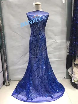 CiCi-121634 good looking embroidery lace fabric with sequins for wedding dress
CiCi-121634 good looking embroidery lace fabric with sequins for wedding dress