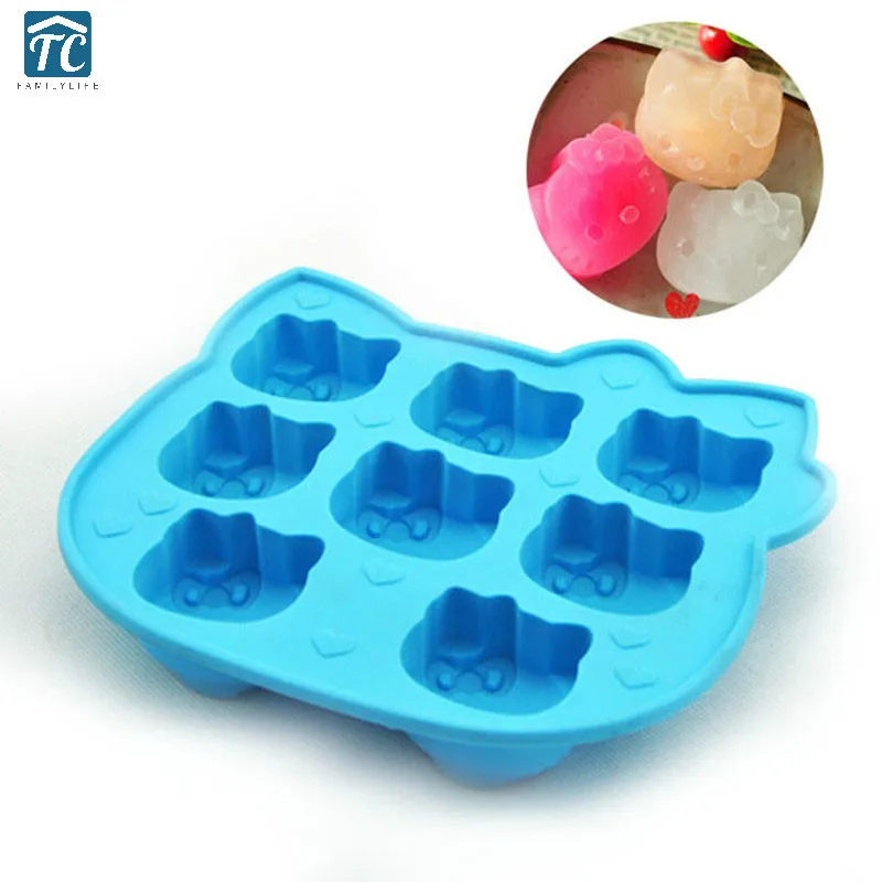 Cute Hello Kitty Shaped Ice Cube Tray Cartoon Silicone Mold Cocktail Freezing Ball Maker Chocolate Kitchen Gadget Eco-friendly
Cute Hello Kitty Shaped Ice Cube Tray Cartoon Silicone Mold Cocktail Freezing Ball Maker Chocolate Kitchen Gadget Eco-friendly