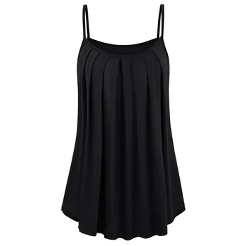 2019 New Summer Sleeveless Sexy Spaghetti Strap Women T-Shirts Black Blue Wine Red Tops Tees Female Slash Neck Loose T-Shirt
2019 New Summer Sleeveless Sexy Spaghetti Strap Women T-Shirts Black Blue Wine Red Tops Tees Female Slash Neck Loose T-Shirt