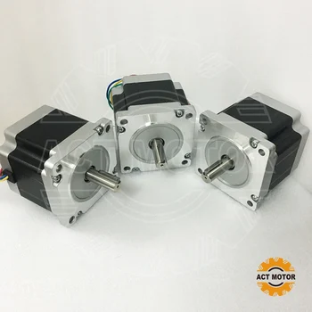 Free ship from Germany!ACT Motor 3PCS Nema34 Stepper Motor 34HS7440D12.7L34J5-1 710oz-in 78mm 4A 4-Lead 2Phase Engraving Machine
Free ship from Germany!ACT Motor 3PCS Nema34 Stepper Motor 34HS7440D12.7L34J5-1 710oz-in 78mm 4A 4-Lead 2Phase Engraving Machine
