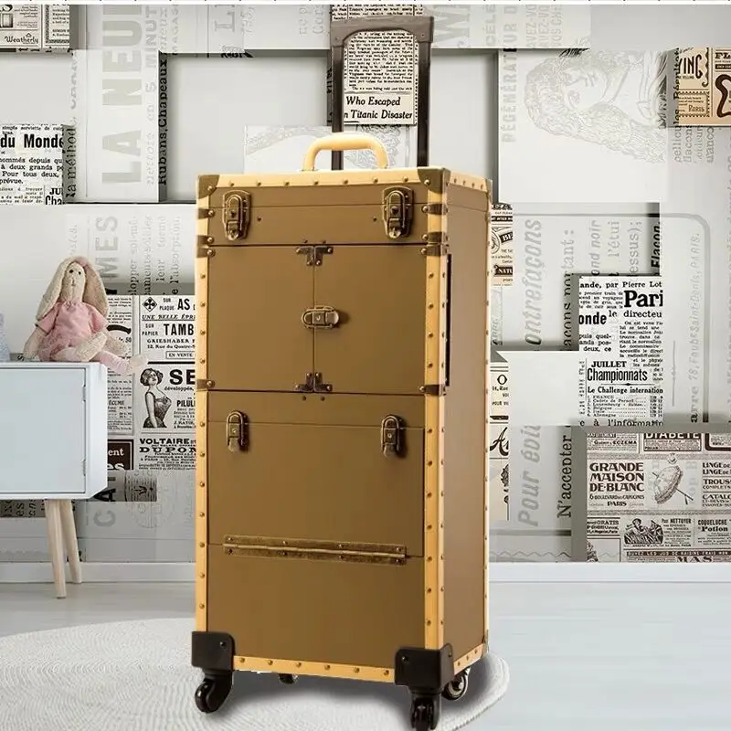 Women large capacity Trolley Cosmetic case Rolling Luggage bag,Stylist Retro Beauty Tattoo Trolley Suitcase,Nails Makeup Toolbox
Women large capacity Trolley Cosmetic case Rolling Luggage bag,Stylist Retro Beauty Tattoo Trolley Suitcase,Nails Makeup Toolbox