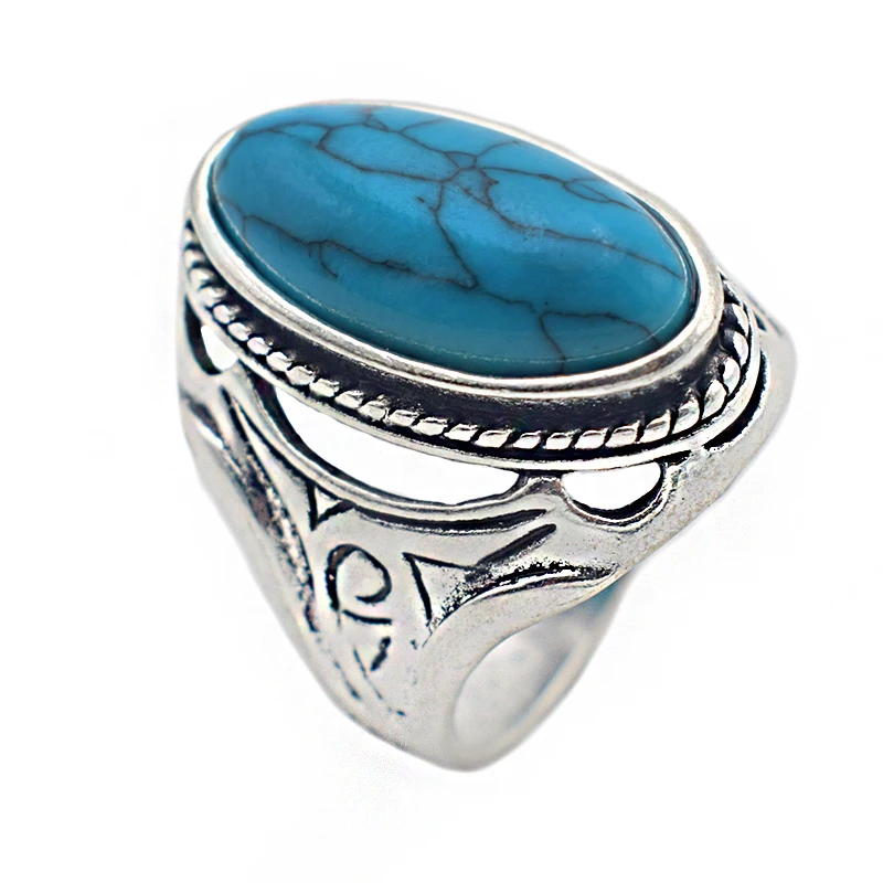 Retro Style Oval Stone Rings for Women and Men Tin Alloy Silver Plated Wedding Vintage Ring Fashion Jewelry Factory Cheap
Retro Style Oval Stone Rings for Women and Men Tin Alloy Silver Plated Wedding Vintage Ring Fashion Jewelry Factory Cheap