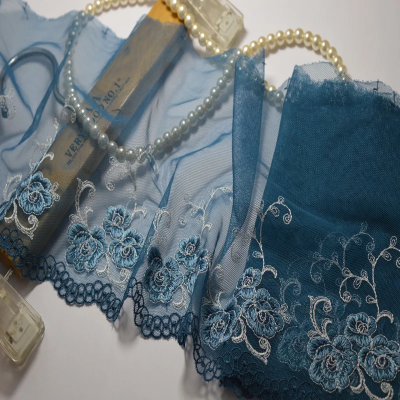 somelace 18CM Width (2yards/lot)Embroide cyan-blue mesh Hight quality DIY lace fabrics embroidered DIY lace trim-16032809
somelace 18CM Width (2yards/lot)Embroide cyan-blue mesh Hight quality DIY lace fabrics embroidered DIY lace trim-16032809