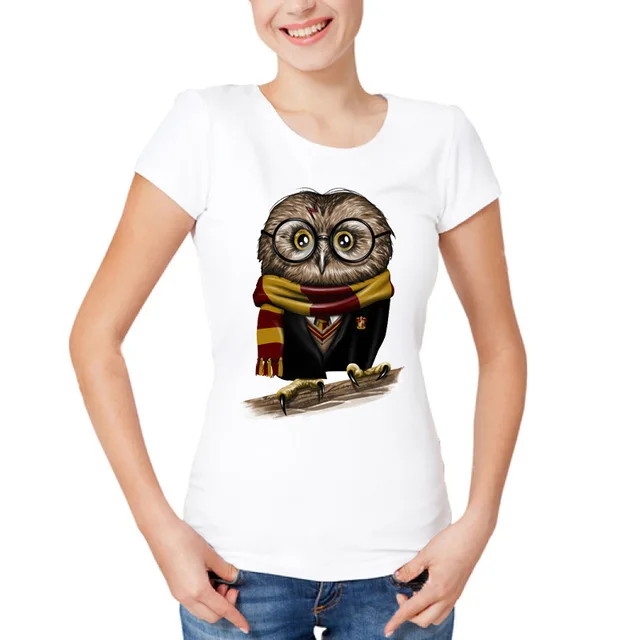 2018 New Summer Tops Owly Potter Printed T Shirt Women Asian Size Brand Clothing Fashion T-shirt Women
2018 New Summer Tops Owly Potter Printed T Shirt Women Asian Size Brand Clothing Fashion T-shirt Women