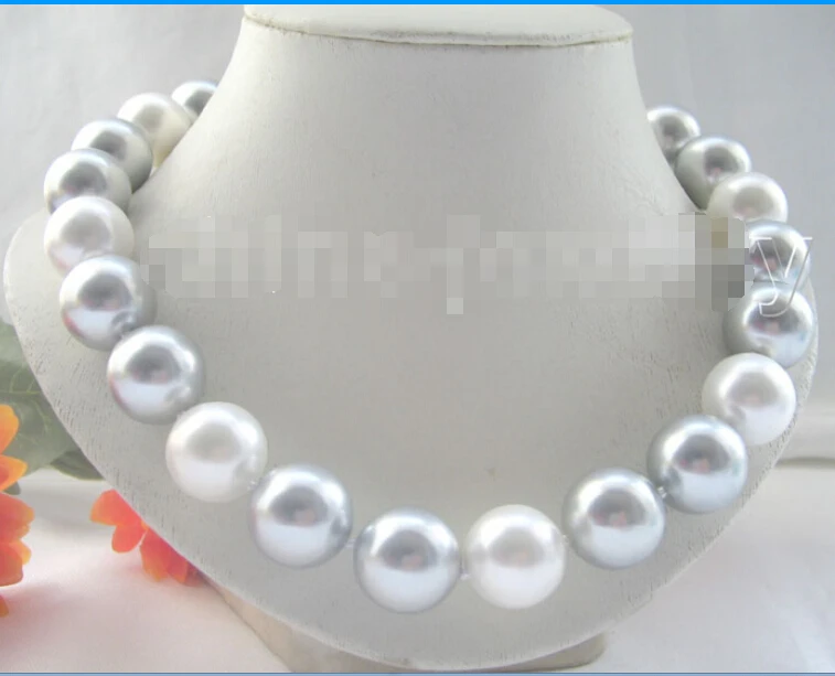 Free shipping@@@@@ Beautiful 17" 18mm white gray perfect round south sea shell pearl necklace
Free shipping@@@@@ Beautiful 17" 18mm white gray perfect round south sea shell pearl necklace