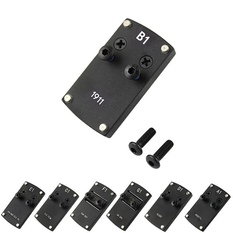 VULPO Micro Reflex Red Dot Sight Mount Base Adapter Plate for Glock Colt 1911 Beretta HK USP SIG P226 Springfield XD S&W M&P
VULPO Micro Reflex Red Dot Sight Mount Base Adapter Plate for Glock Colt 1911 Beretta HK USP SIG P226 Springfield XD S&W M&P