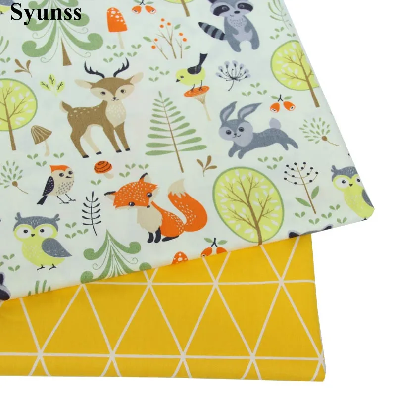 Syunss Diy Patchwork Cloth For Quilting Baby Cribs Cushions Dress Sewing Tissus Animals Diamond Print Twill Cotton Fabric Tecido
Syunss Diy Patchwork Cloth For Quilting Baby Cribs Cushions Dress Sewing Tissus Animals Diamond Print Twill Cotton Fabric Tecido