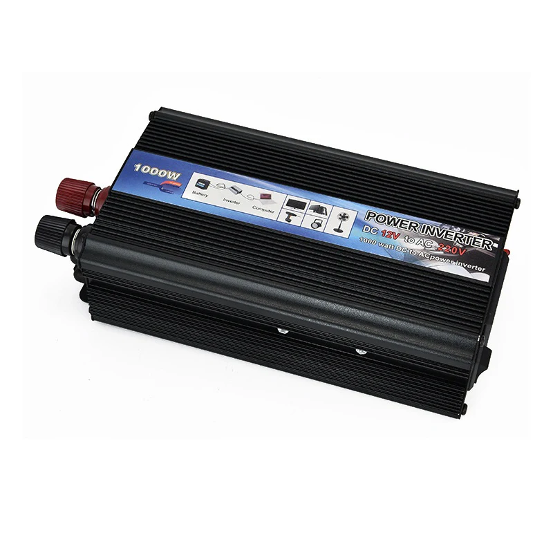 Portable Car Inverter AC 220110V 1000W Car Charger Power Inverter Converter 12 v to 220v Universal Socket Power Inverter (8)