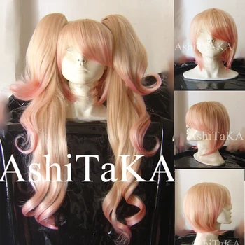Danganronpa Dangan Ronpa Junko Enoshima Wig Light Pink Ombre Heat Resistant Sythentic Hair Clip Ponytails Cosplay Wig + Wig Cap
Danganronpa Dangan Ronpa Junko Enoshima Wig Light Pink Ombre Heat Resistant Sythentic Hair Clip Ponytails Cosplay Wig + Wig Cap