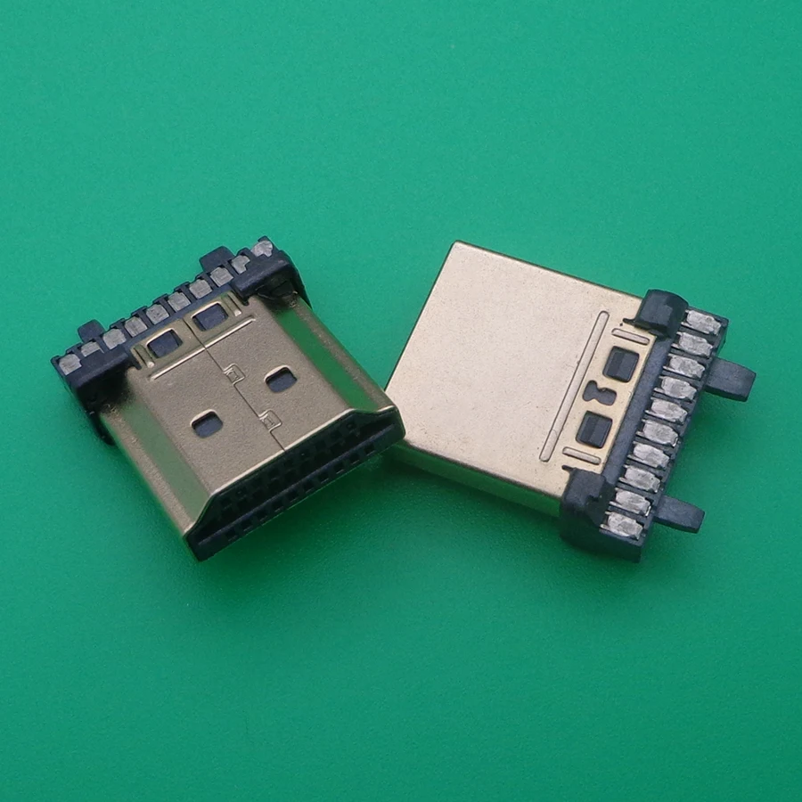 10pcs 19 pin HDMI Male Plug Connector Gold-plating 19PIN DIY HDMI Sockect repair replacement Soldering A type Wire Solder
10pcs 19 pin HDMI Male Plug Connector Gold-plating 19PIN DIY HDMI Sockect repair replacement Soldering A type Wire Solder