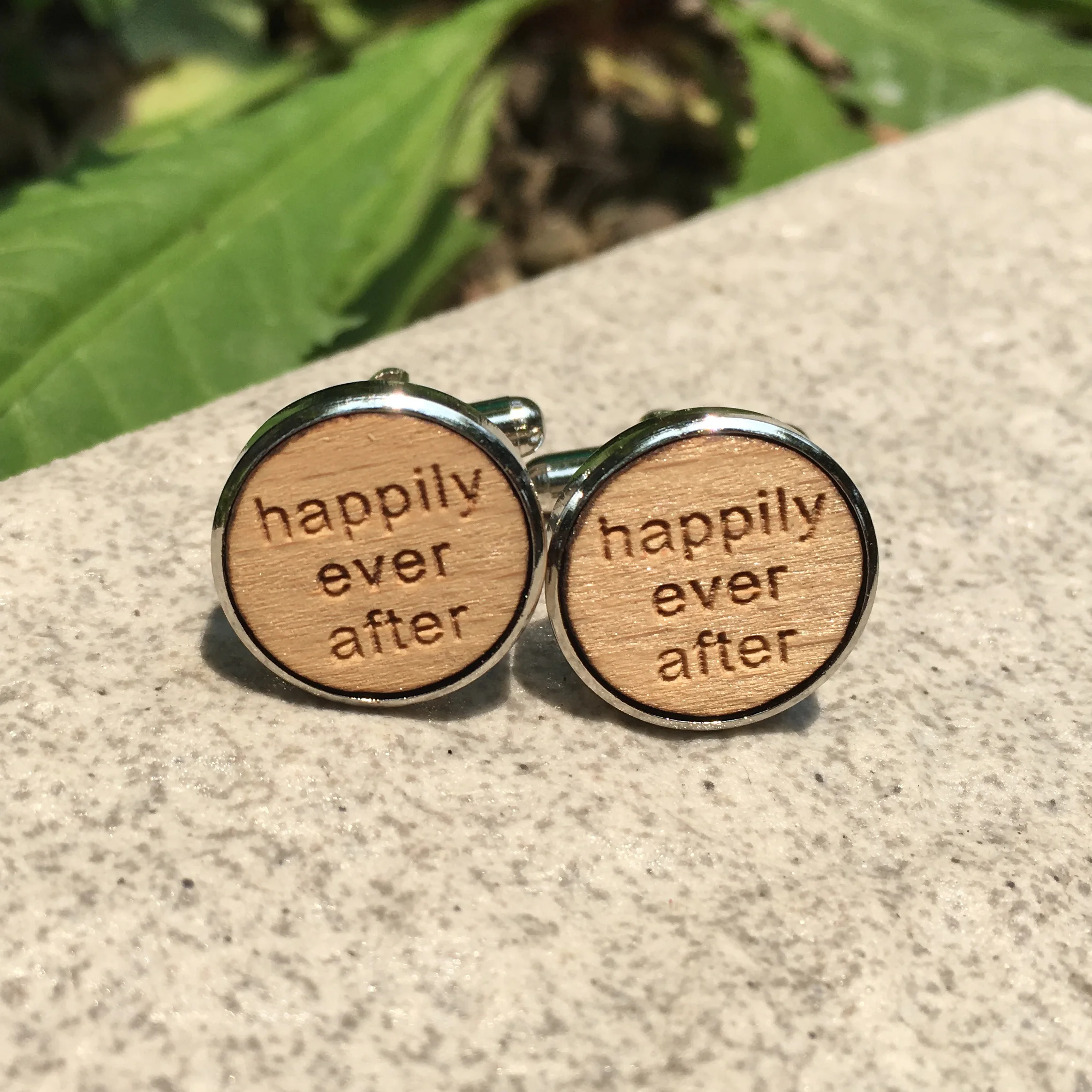 Happily Ever After Wood Cufflinks Wedding Wooden Jewelry Husband's Wooden Cufflink Boyfriend Wooden Gift X 1 Pair
Happily Ever After Wood Cufflinks Wedding Wooden Jewelry Husband's Wooden Cufflink Boyfriend Wooden Gift X 1 Pair