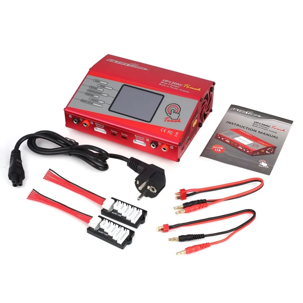 Ultra Power UP120AC Touch 110V/240V AC Dual Output LiIo/LiPo/LiFe/NiMH/Nicd Battery Balance Charger Discharger for RC Drone
Ultra Power UP120AC Touch 110V/240V AC Dual Output LiIo/LiPo/LiFe/NiMH/Nicd Battery Balance Charger Discharger for RC Drone