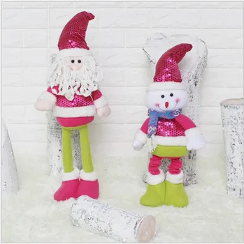 Free shipping 1pcs plush dolls sequins Christmas decoration scalable Pink Santa snowman window display Christmas gift
Free shipping 1pcs plush dolls sequins Christmas decoration scalable Pink Santa snowman window display Christmas gift