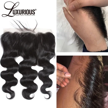 Body Wave Invisible HD Lace Frontal Natural Color Brazilian Remy Human Hair Ear to Ear 13X4 Lace Frontal Closure With Baby Hair
Body Wave Invisible HD Lace Frontal Natural Color Brazilian Remy Human Hair Ear to Ear 13X4 Lace Frontal Closure With Baby Hair