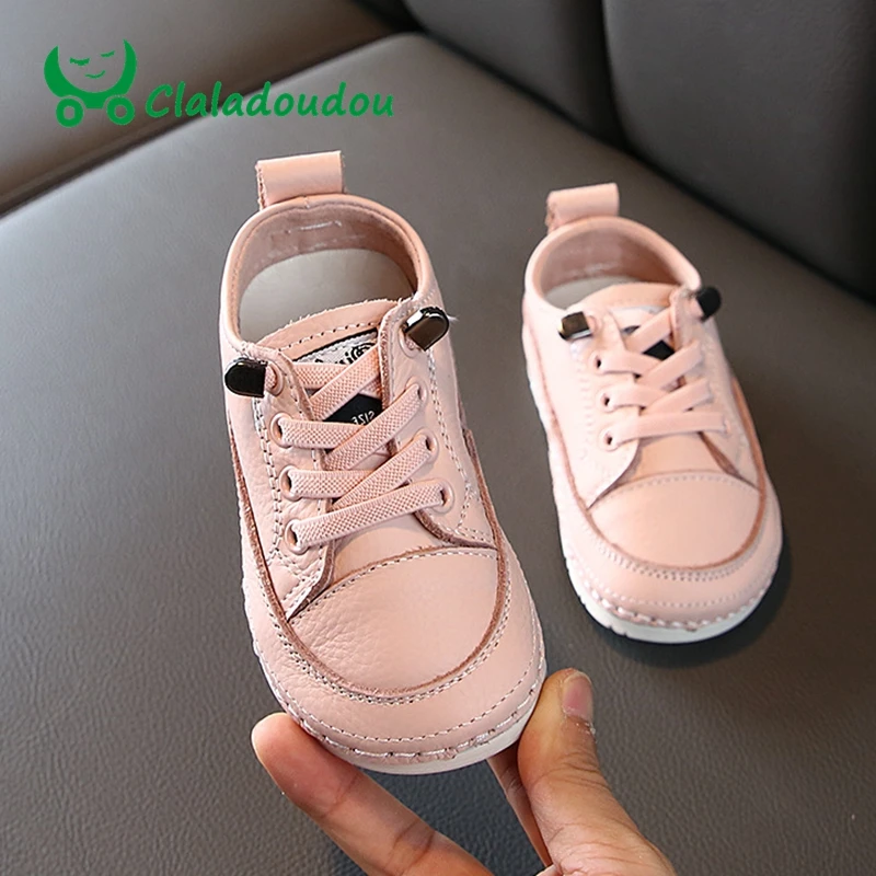 Claladoudou 13.5-15.5cm brand genuine leather girls boys shoes black beige pink pure casual shoes for toddler kids slip-on flats
Claladoudou 13.5-15.5cm brand genuine leather girls boys shoes black beige pink pure casual shoes for toddler kids slip-on flats
