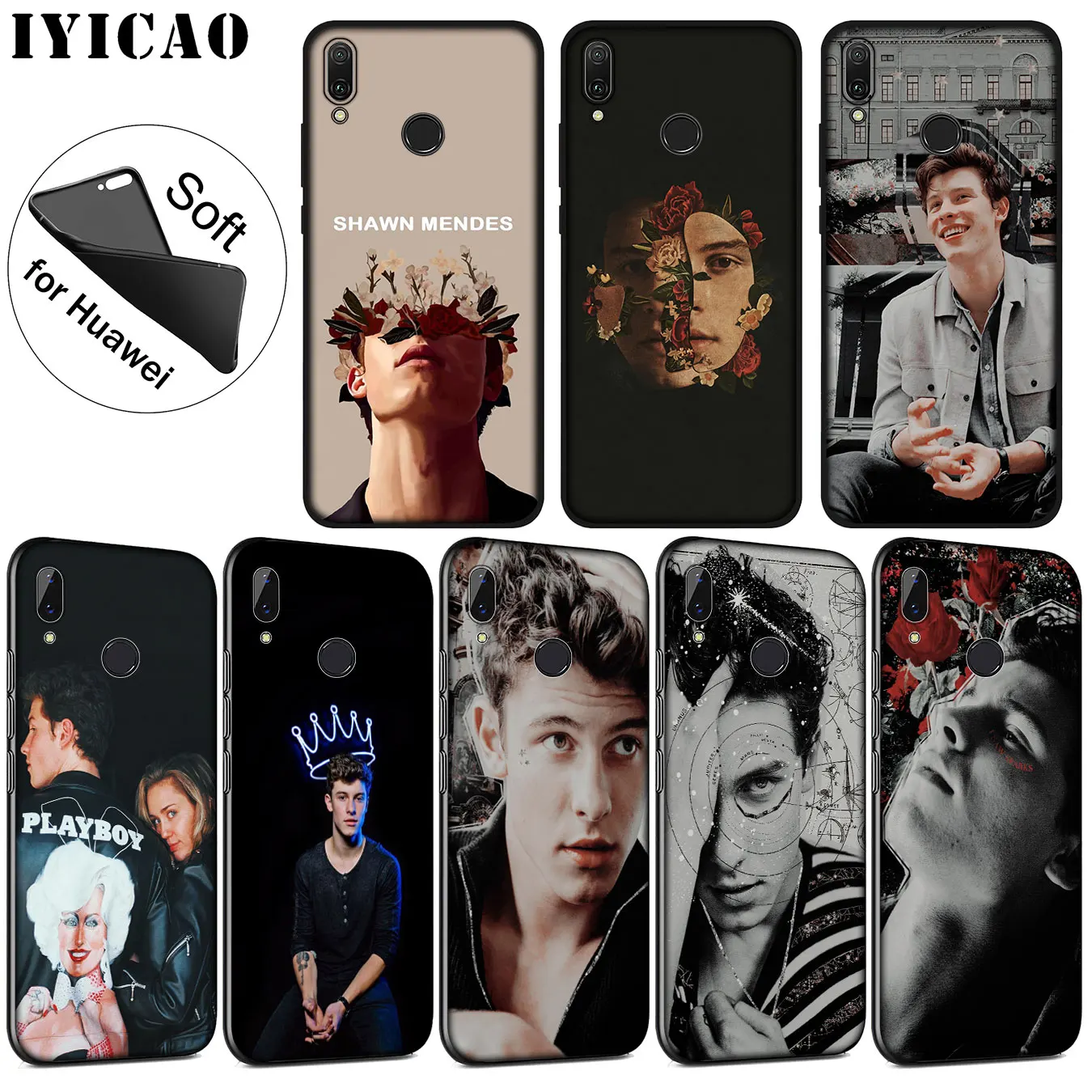 IYICAO Shawn Mendes Soft Silicone Phone Case for Huawei P30 P20 Pro P10 P9 P8 Lite Mini 2017 2016 P smart Z 2019 Black Cover
IYICAO Shawn Mendes Soft Silicone Phone Case for Huawei P30 P20 Pro P10 P9 P8 Lite Mini 2017 2016 P smart Z 2019 Black Cover