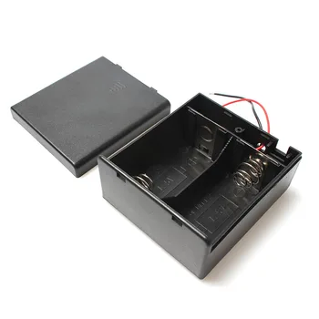2 XD Size 3V Plastic Battery Holder Connector Enclosed Cover Box ON/OFF Switch With 6'' Wire Leads For Soldering Connecting
2 XD Size 3V Plastic Battery Holder Connector Enclosed Cover Box ON/OFF Switch With 6'' Wire Leads For Soldering Connecting