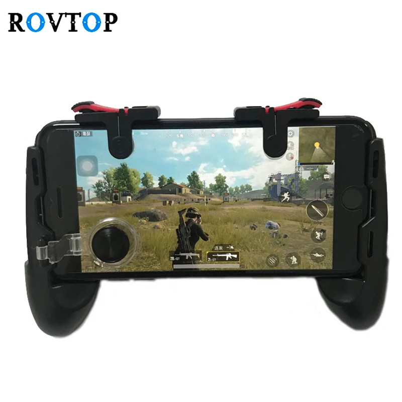 Rovtop Universal Game Controller Phone Grip for Mobile Phone Android IOS Gamepad with Joystick D9 Fire Buttons 5.5-6.4 inch Z2
Rovtop Universal Game Controller Phone Grip for Mobile Phone Android IOS Gamepad with Joystick D9 Fire Buttons 5.5-6.4 inch Z2