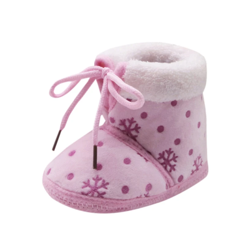 Newborn Infant Baby Girls Boys Christmas Snowflake Dot Print Boots Lace-up Toddler Winter Warm Soft Shoe Short Boots 0-18M A20
Newborn Infant Baby Girls Boys Christmas Snowflake Dot Print Boots Lace-up Toddler Winter Warm Soft Shoe Short Boots 0-18M A20