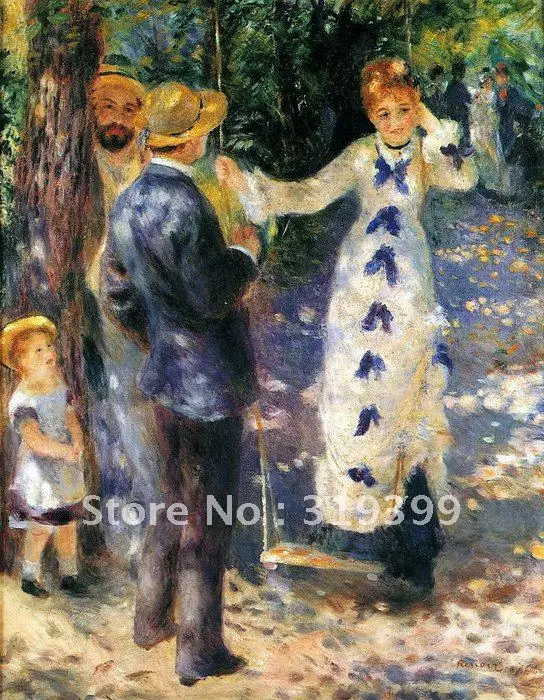 100% handmade oil Painting Reproduction on linen canvas,the swing at cagnes by pierre Auguste Renoir,100% Handmade,Free DHL Ship
100% handmade oil Painting Reproduction on linen canvas,the swing at cagnes by pierre Auguste Renoir,100% Handmade,Free DHL Ship